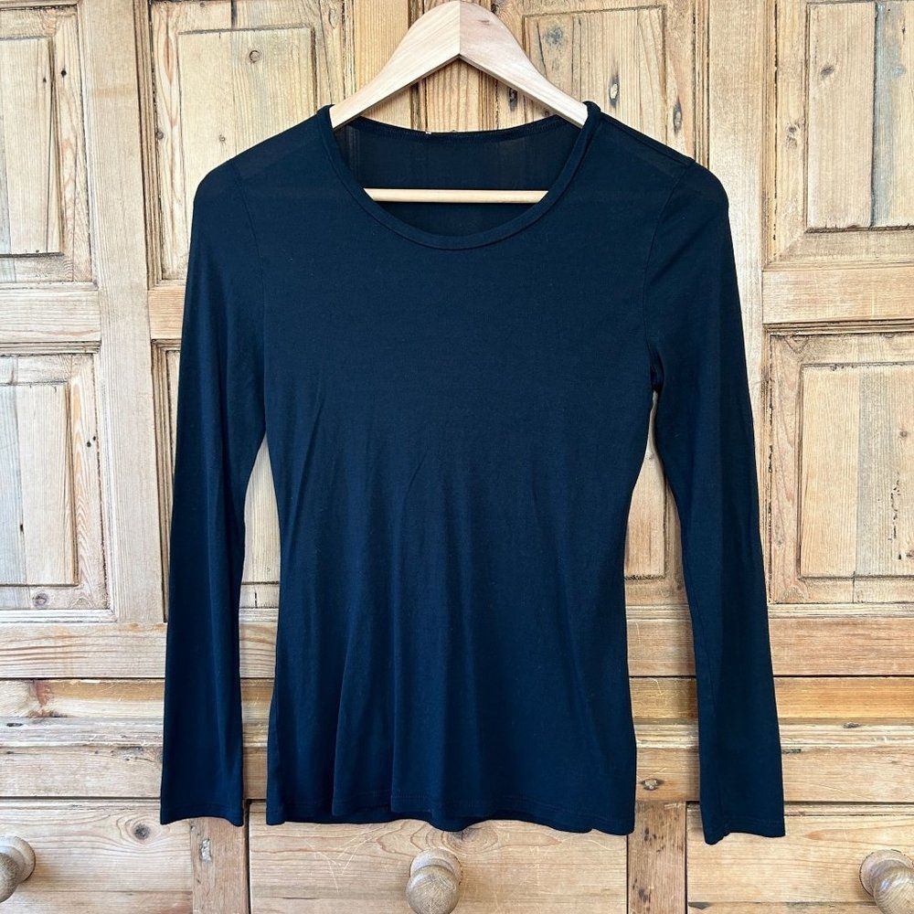 TWP Trish Wescoat Pound best fit for an xs Black Crewneck Longsleeve T No tag.